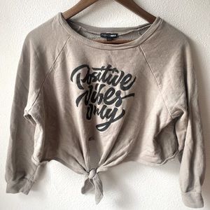 Fashion nova cropped sweater